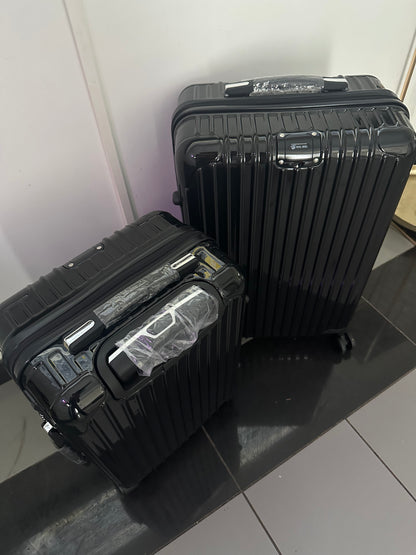 Collection Aluminium Noir – Lot de 4 Valises Ultra-Résistantes