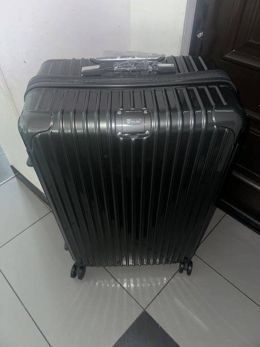 Collection Aluminium Gris foncés – Lot de 4 Valises Ultra-Résistantes