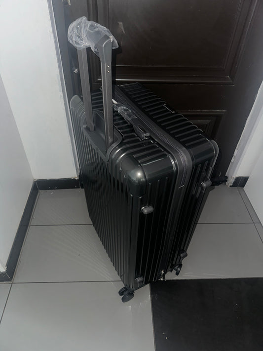 Collection Aluminium Gris foncés – Lot de 4 Valises Ultra-Résistantes